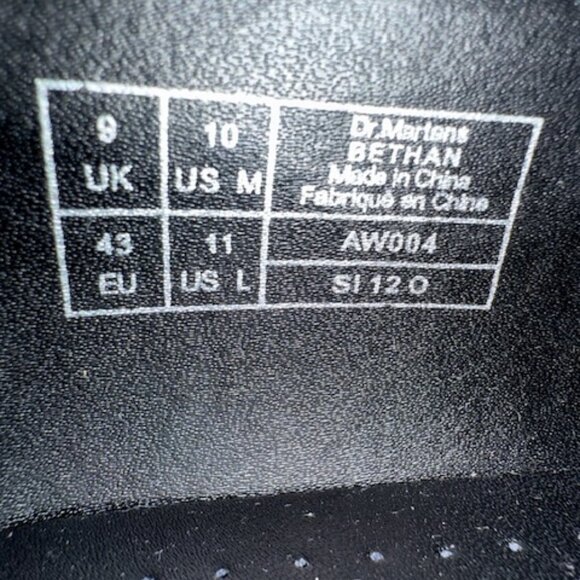 Dr. Martens Bethan cherry red platform mary jane size US W 11 / UK 9 - Picture 5 of 8